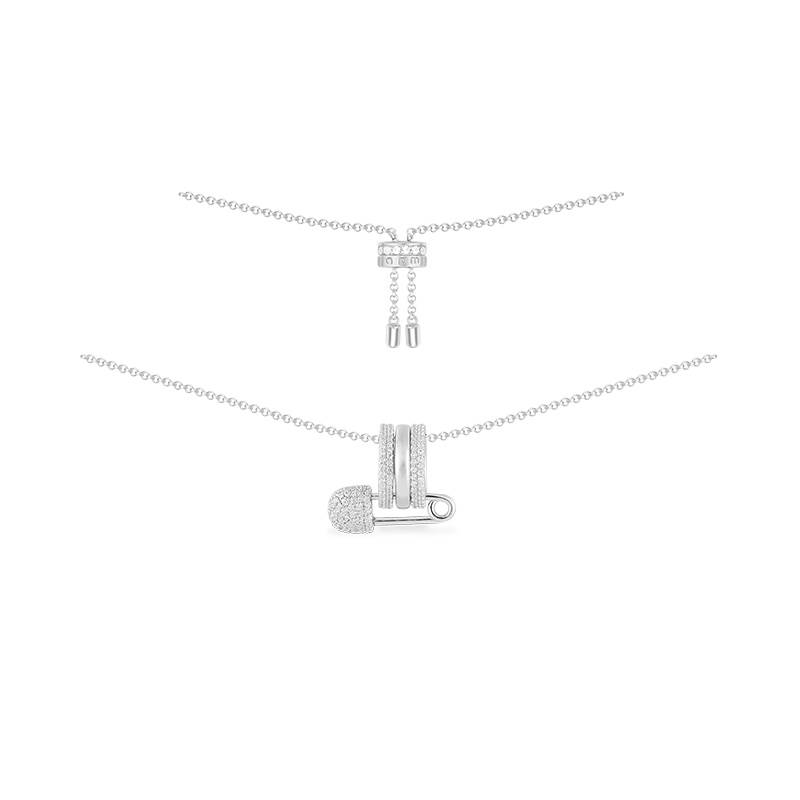 AM 趣味别针设计项链