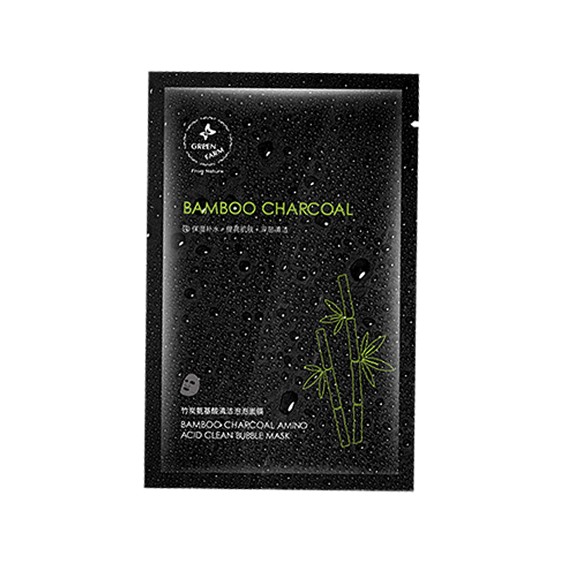 绿色农场 竹炭清洁泡泡面膜