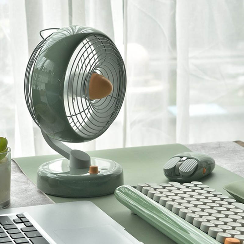 洛斐 无极按钮调节电风扇