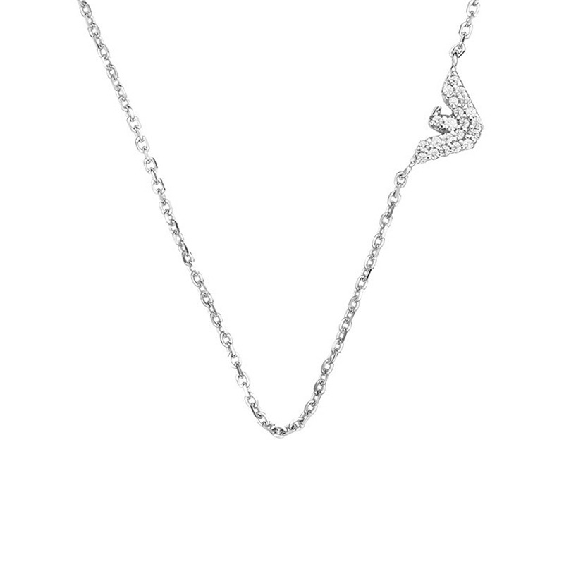 阿玛尼 钻石镶嵌 项链