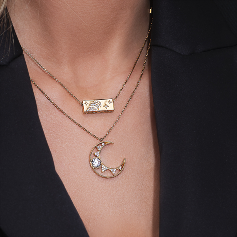 APM 梦幻星月项链