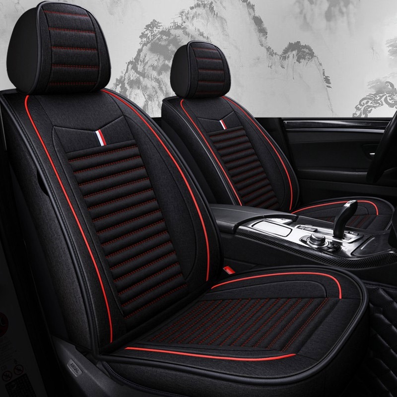 翰静 仿亚麻全包 汽车座垫