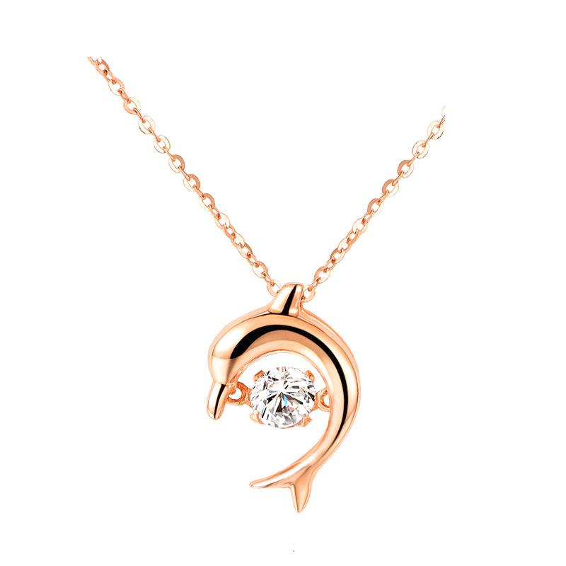 施洛尼 小海豚项链