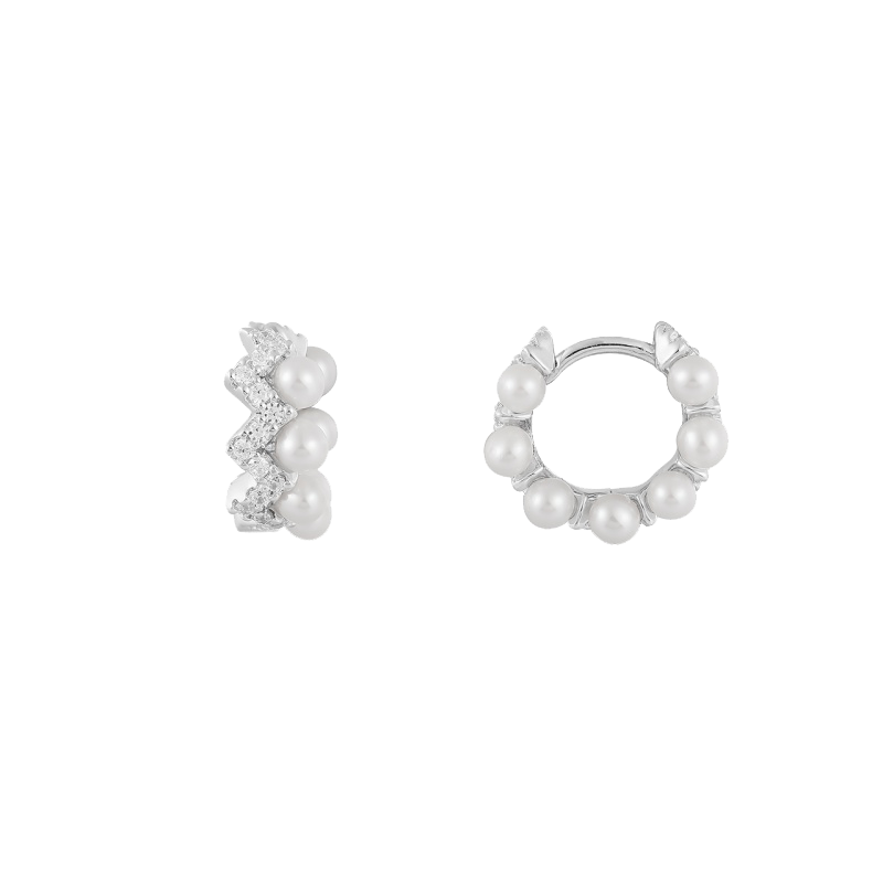 APM 几何形珍珠 耳钉