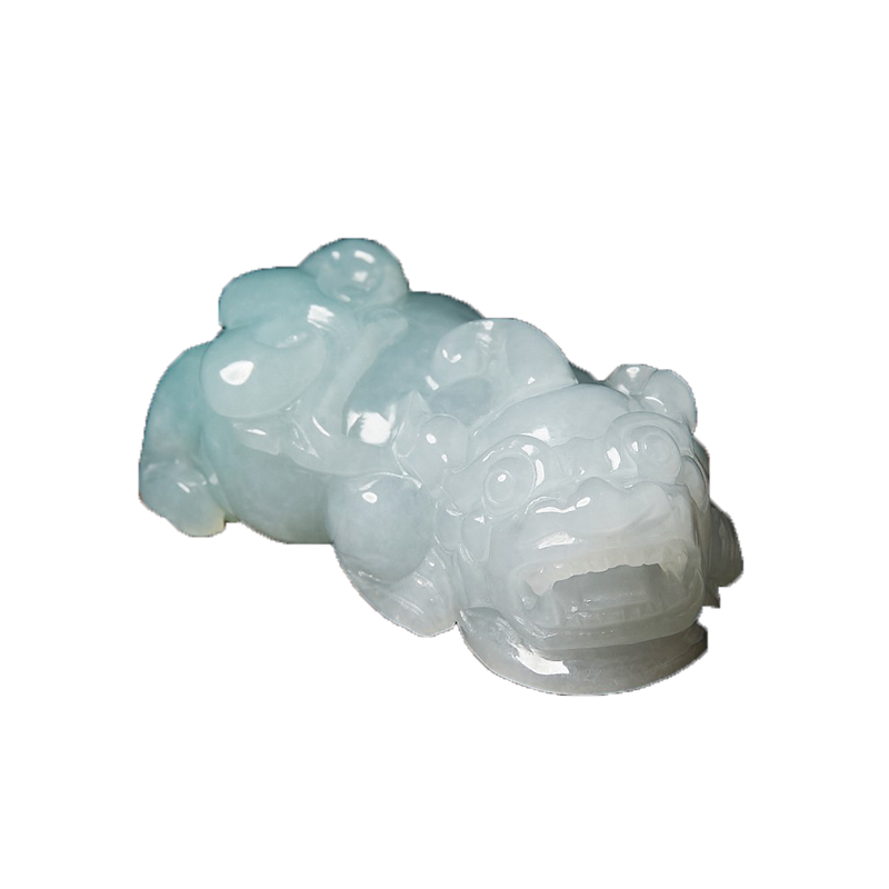 曼丽翠 貔貅造型翡翠吊坠