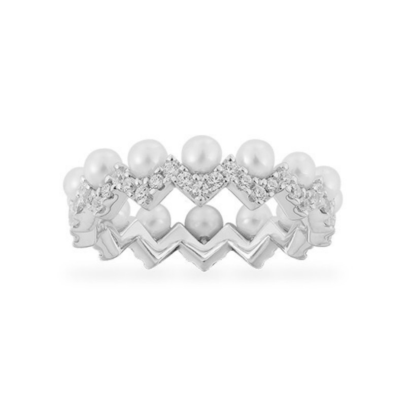 APMMonaco起伏珍珠戒指