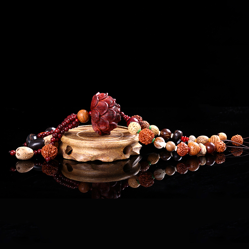 麦尊 红檀木 汽车挂件