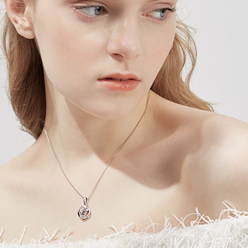 卡蒂罗 925纯银四叶草项链