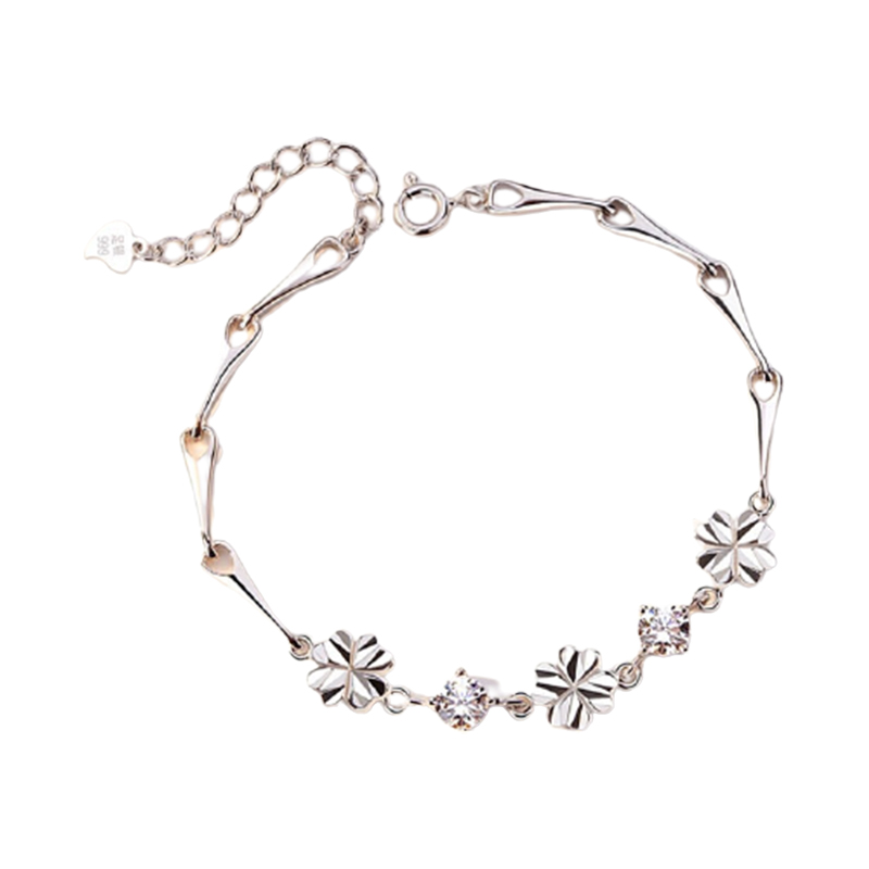 银千惠时尚四叶草手链