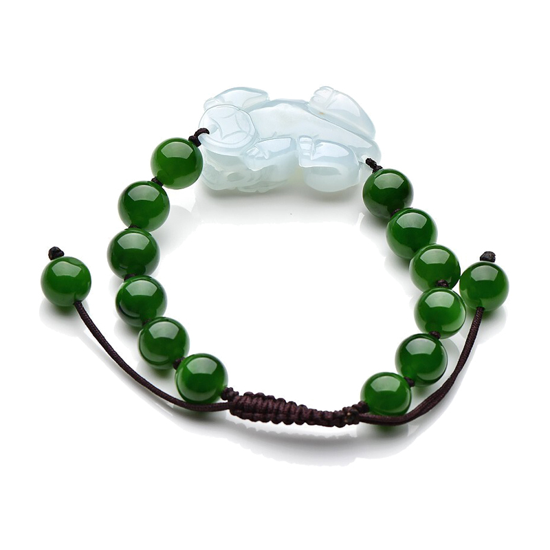 千载一玉 貔貅造型 翡翠手镯