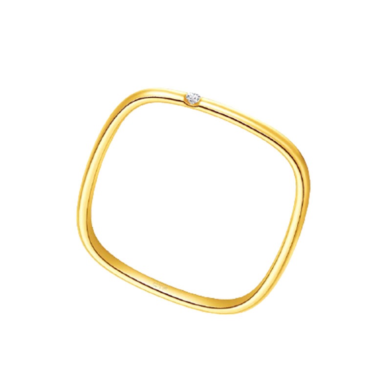 N2it 魅力方形 戒指