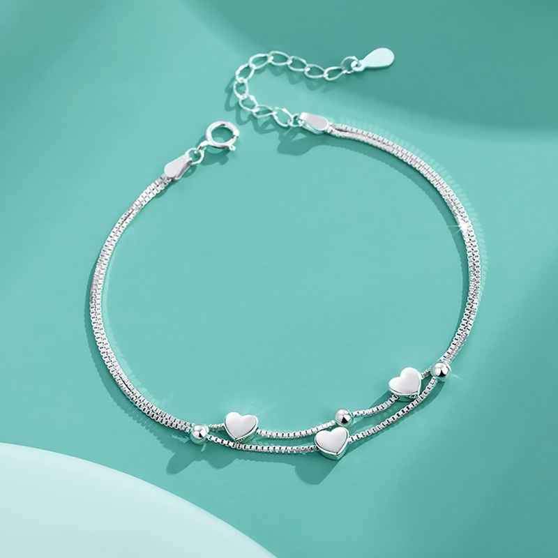 花影 双层爱心手链