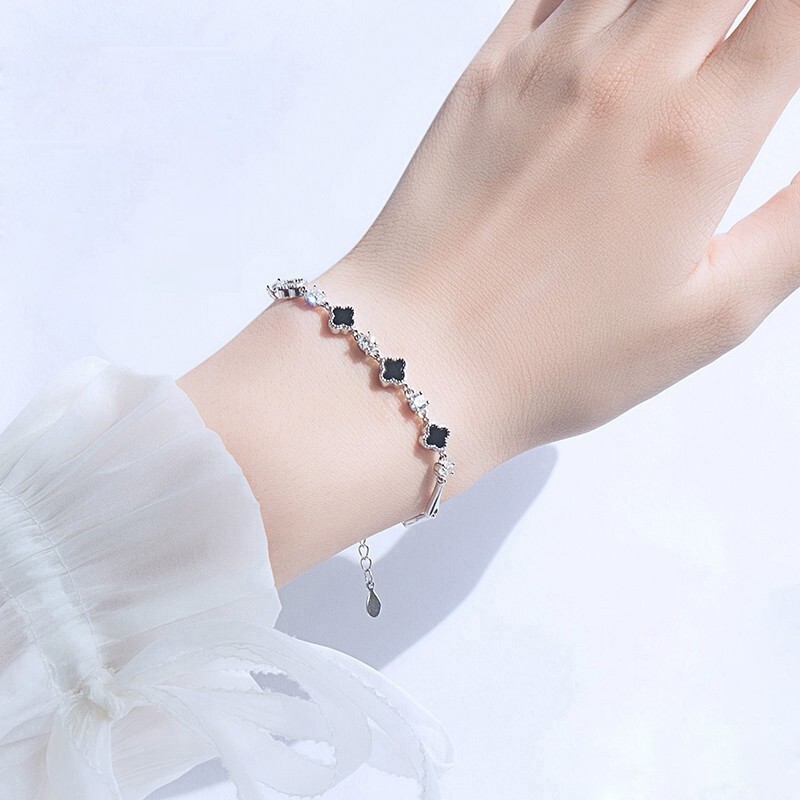 艾素 黑玛瑙镶嵌手链