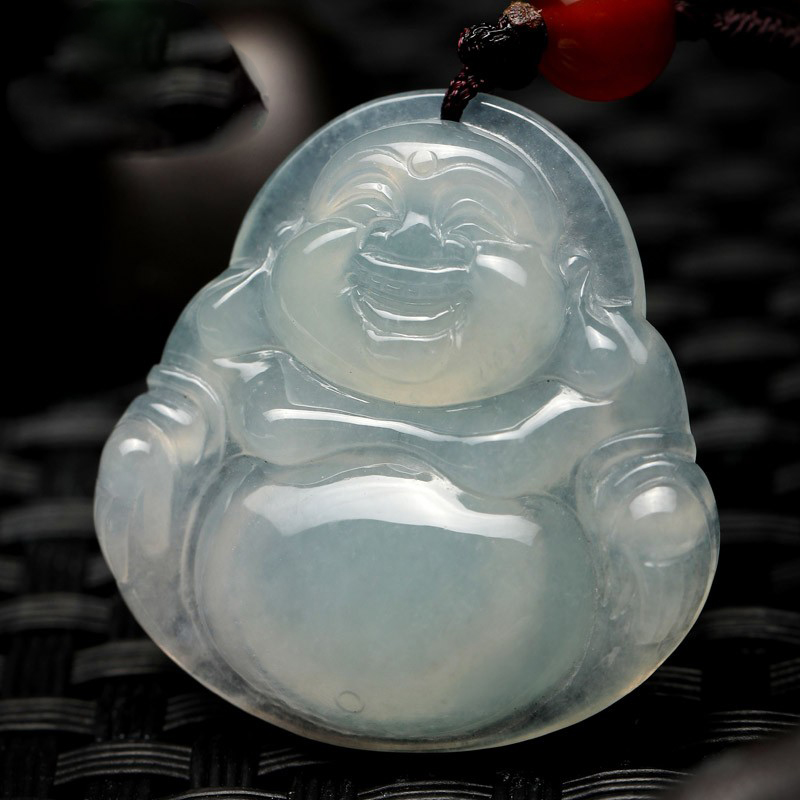 七彩云南 弥勒佛 翡翠吊坠