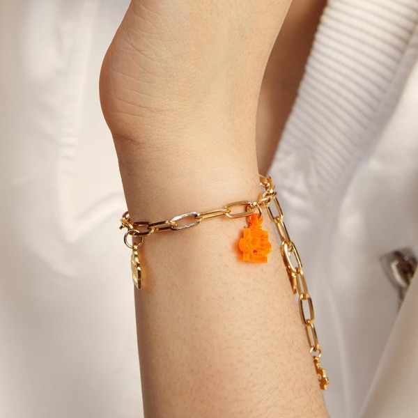 AJIDOU 金色色调手链