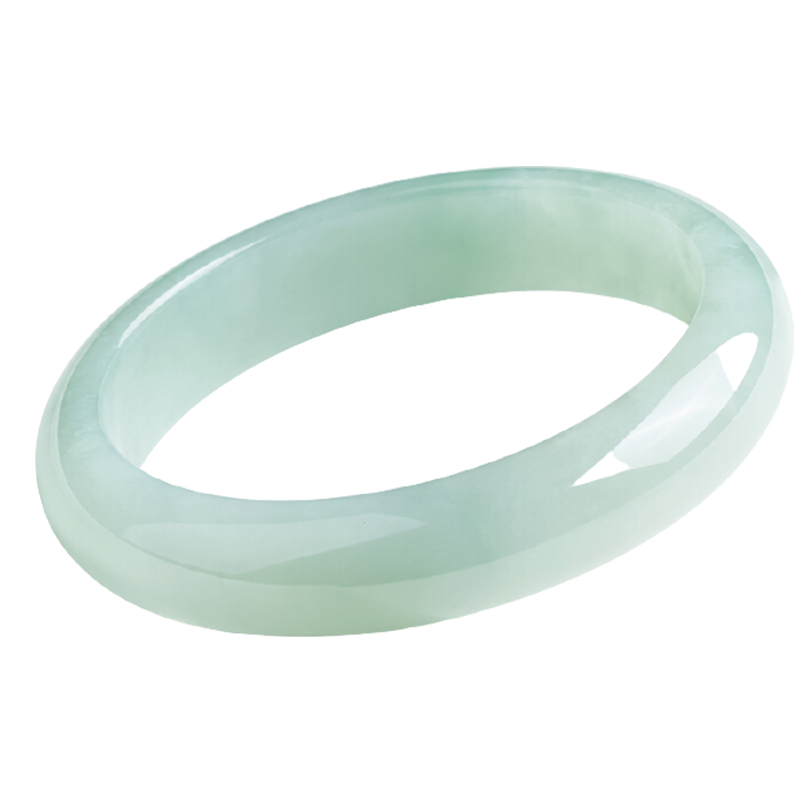 百瑞之春 天然冰糯种翡翠手镯