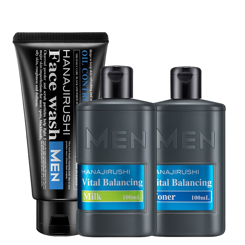 花印 平衡水油保湿男士护肤套装