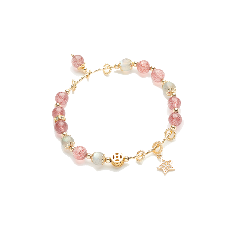 topgirL 粉水晶手链