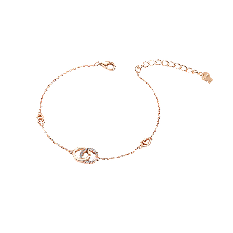 T400双C字母手链