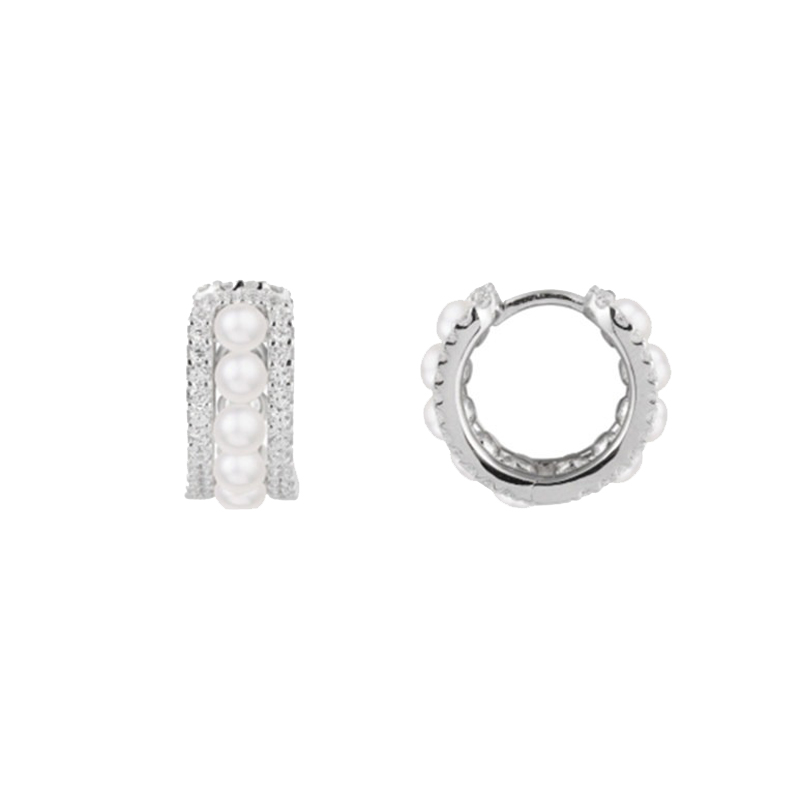 APM 环形珍珠 耳饰