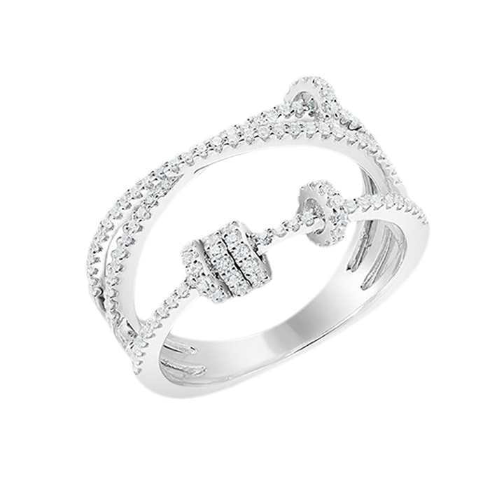 APM 质感银白色戒指