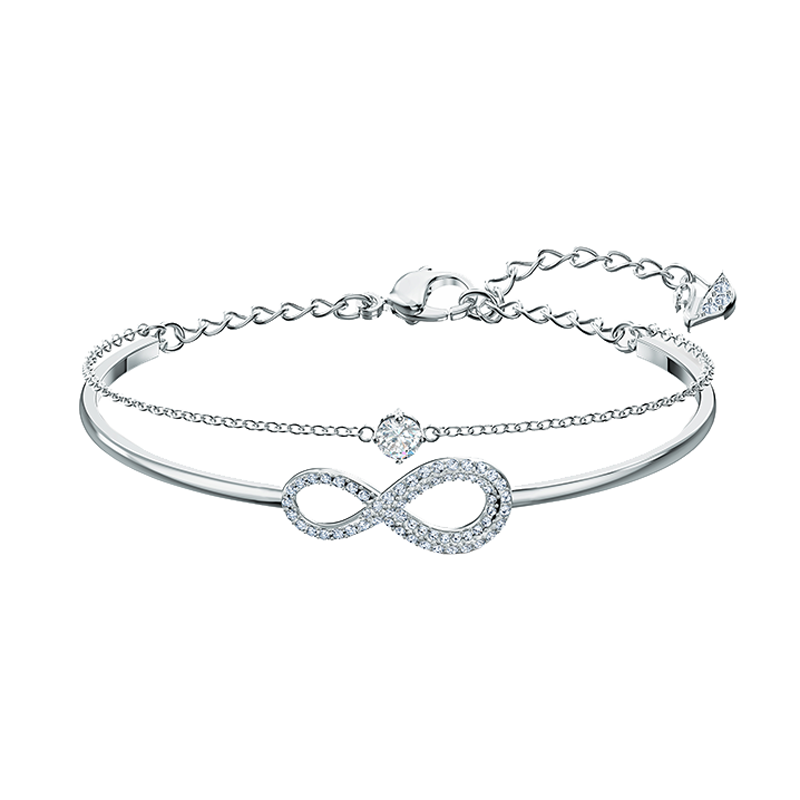 施华洛世奇 镀白金色手链