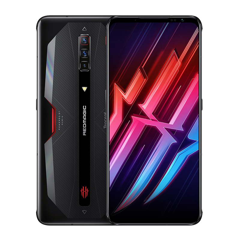 努比亚 碳纤黑手机