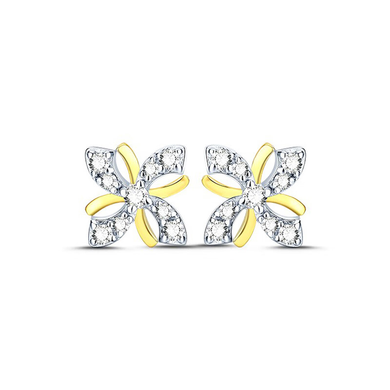 Mymiss 风车四叶草耳饰