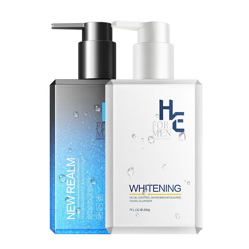 赫恩 男士去角质美白洗面奶