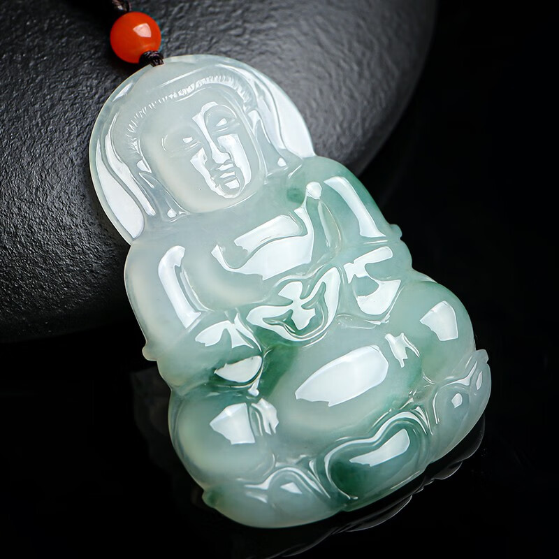 珍唯伊 飘花观音 翡翠吊坠
