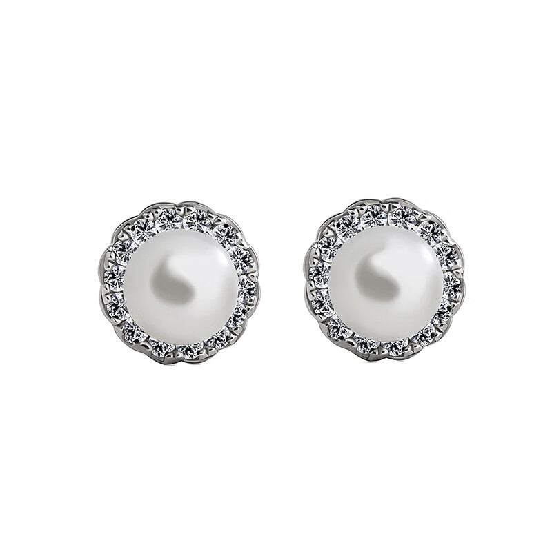 海盗船 迷你小珍珠耳钉