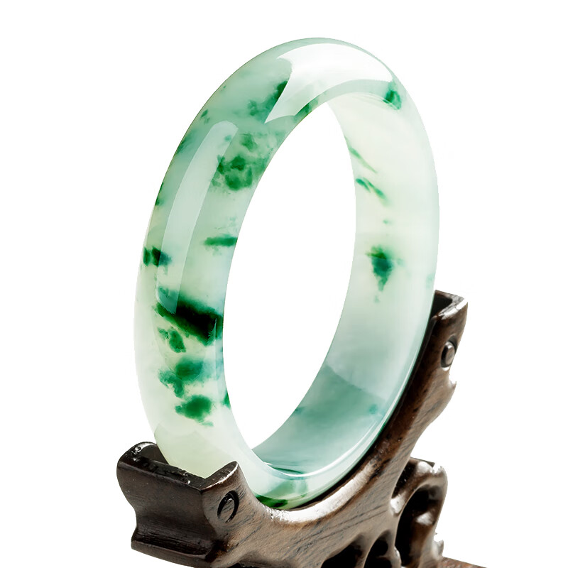 碧玉尊冰糯种翡翠手镯