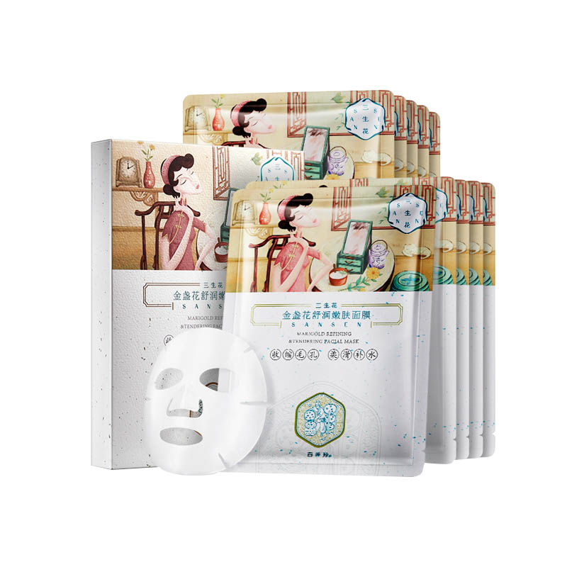 三生花 金盏花细致嫩肤面膜