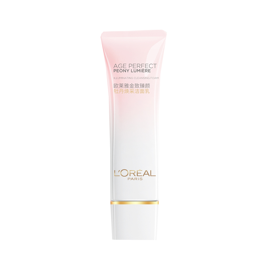 欧莱雅 金致臻颜牡丹焕采洁面乳