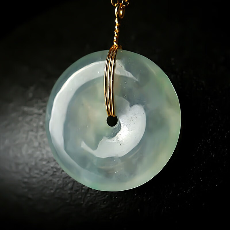 珍唯伊 平安扣翡翠吊坠