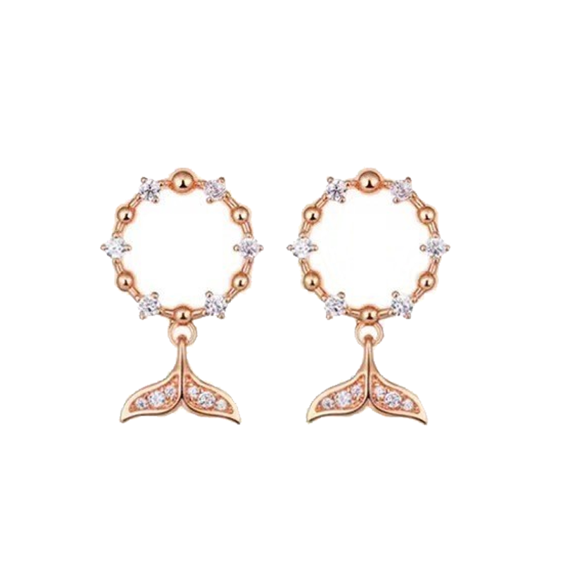 缔晶 可爱人鱼 耳饰