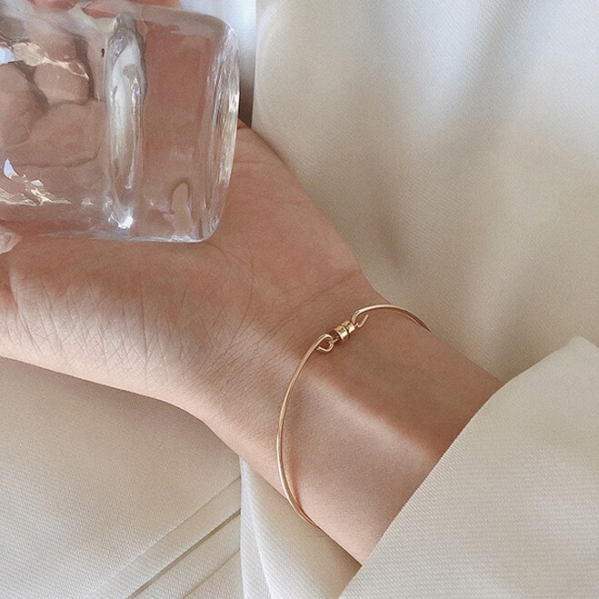 束芬 14k金极细手链