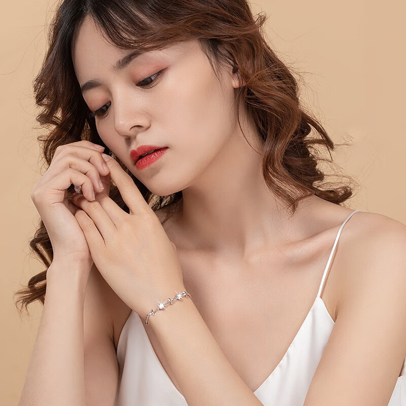 花影莫桑钻手链