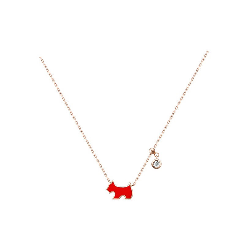 AGATHA 小狗造型 项链