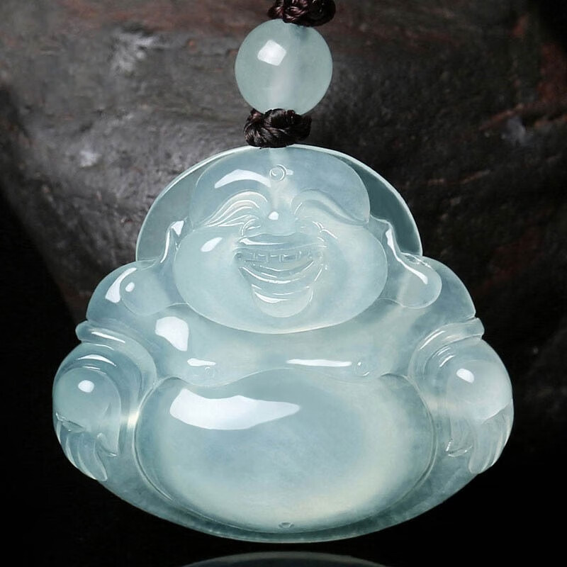 艾选潮品 翡翠玉佛吊坠