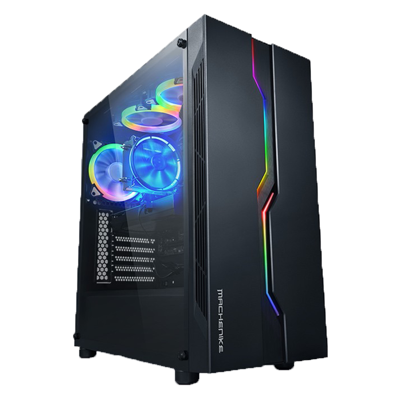 机械师 全景侧透台式机