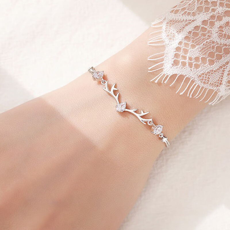 沫兰 质感足银手链