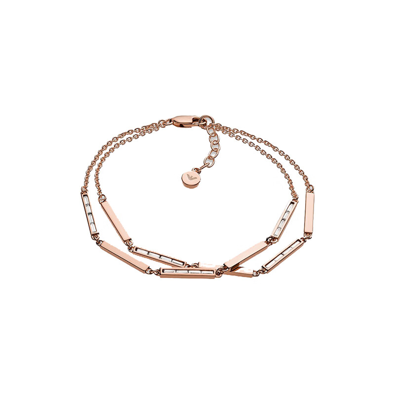 阿玛尼 双层链式手链