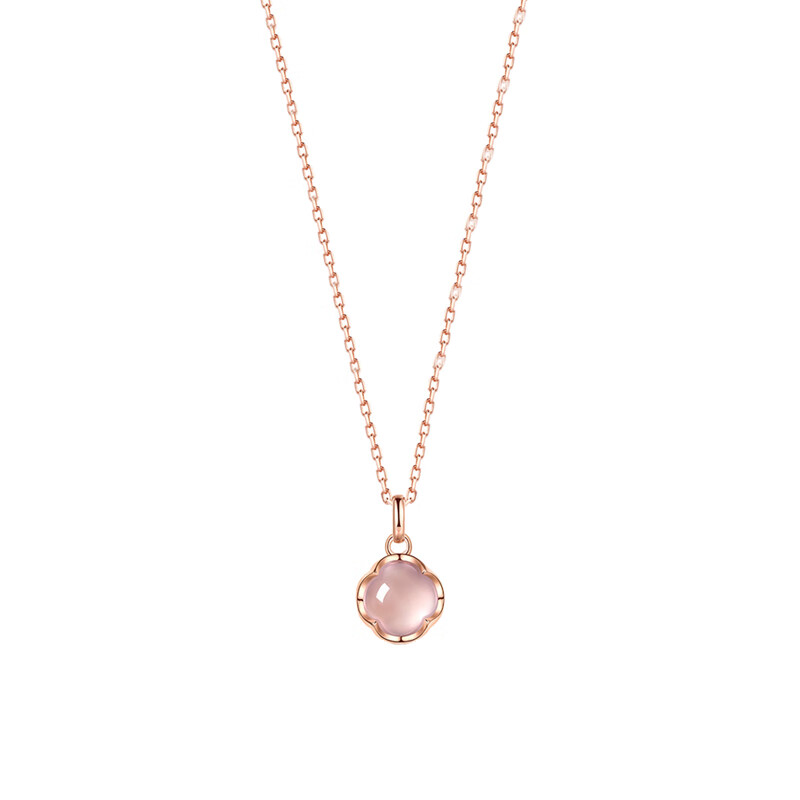 T400 粉水晶 项链