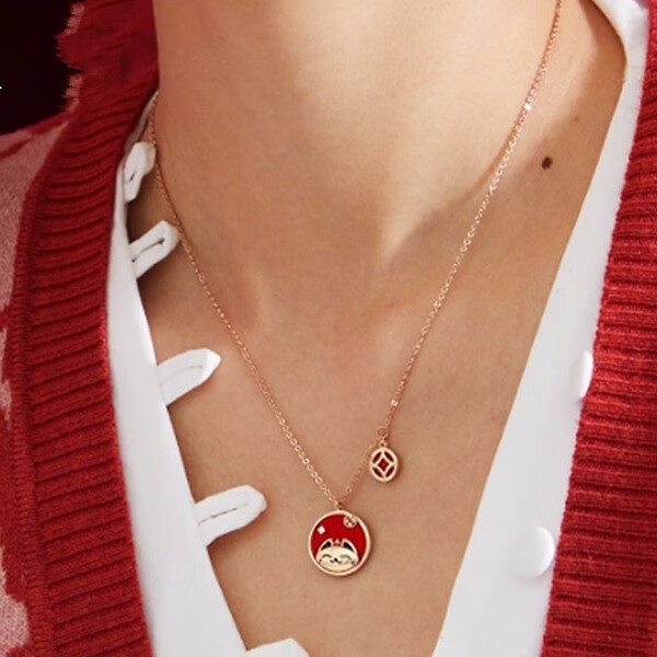 AJIDOU 潮流中国风项链