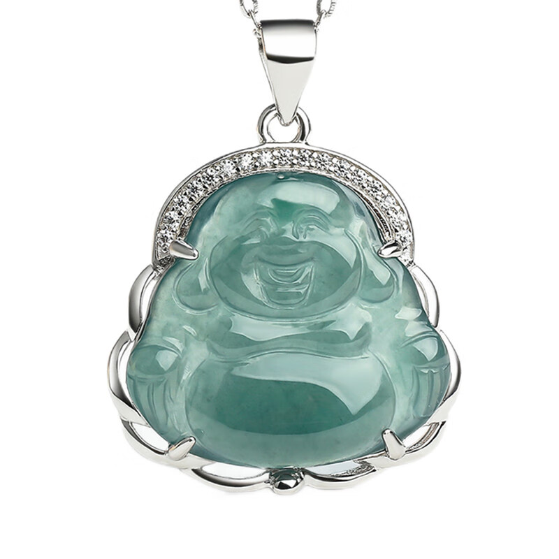 东方雅翠 佛公造型 翡翠吊坠