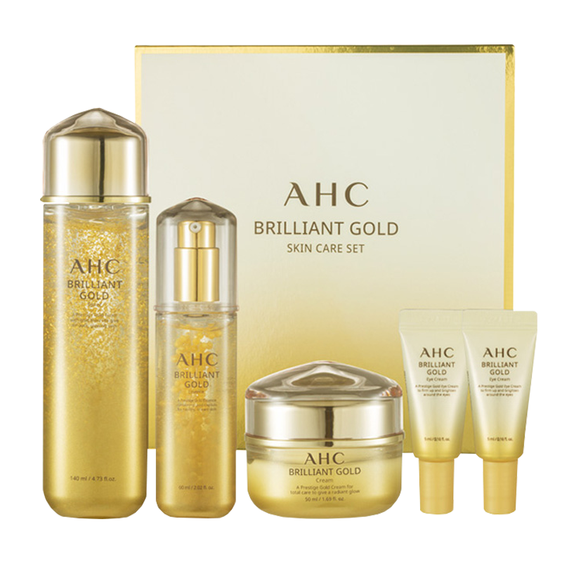 AHC 黄金蜗牛玻尿酸护肤套装