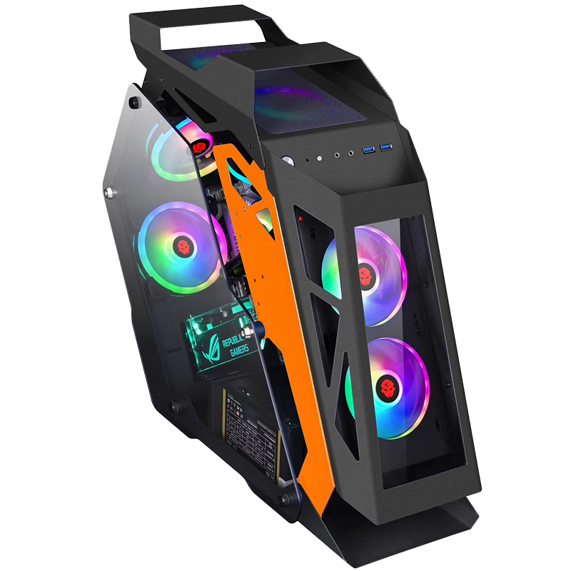 酷耶 四核独显水冷游戏台式机