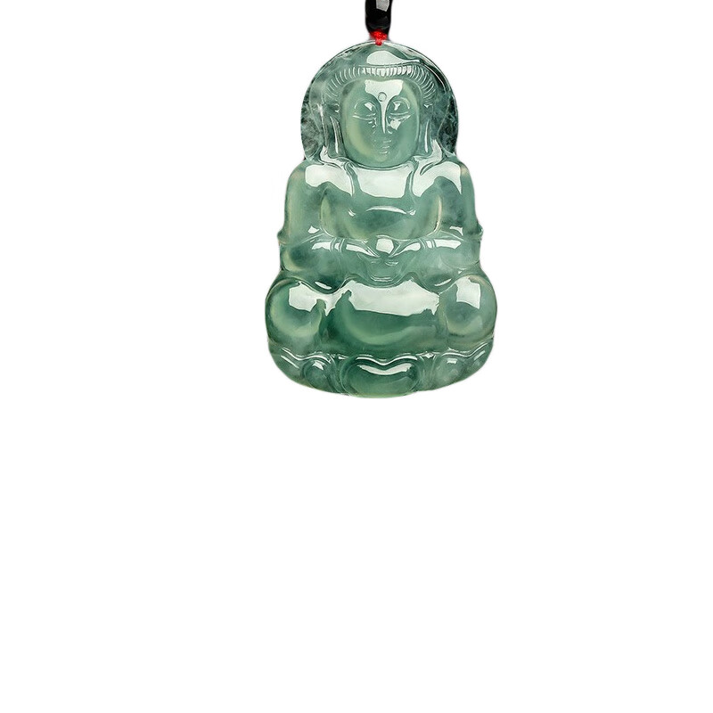 周六福 观音菩萨 翡翠吊坠