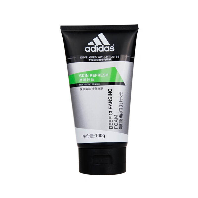 阿迪达斯 男士劲透控油洗面奶